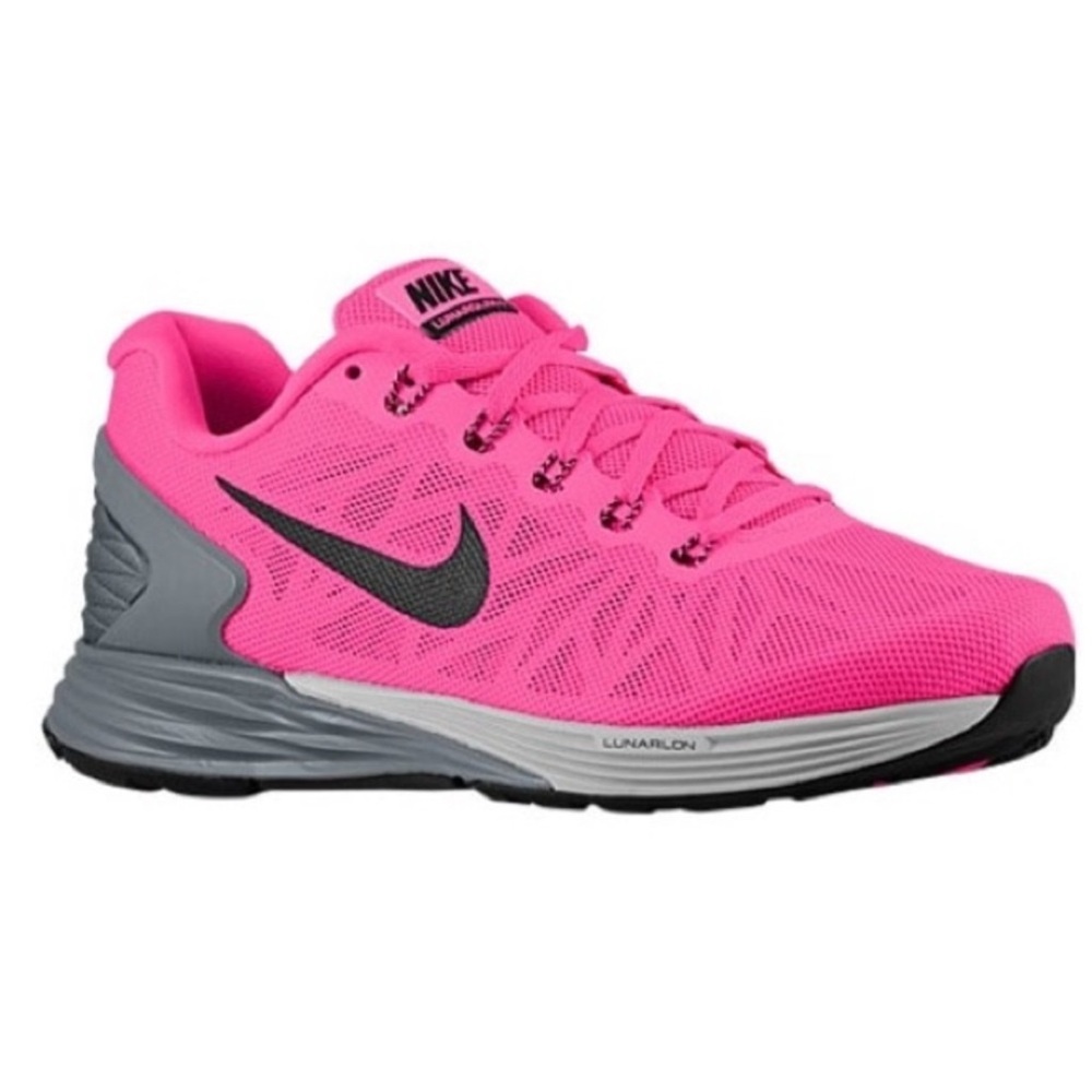 Nike LunarGlide hot pink running shoes  SZ 9.5